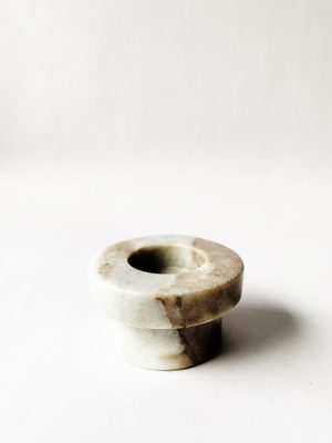 Marmor t-lysholder 7x4,5 cm