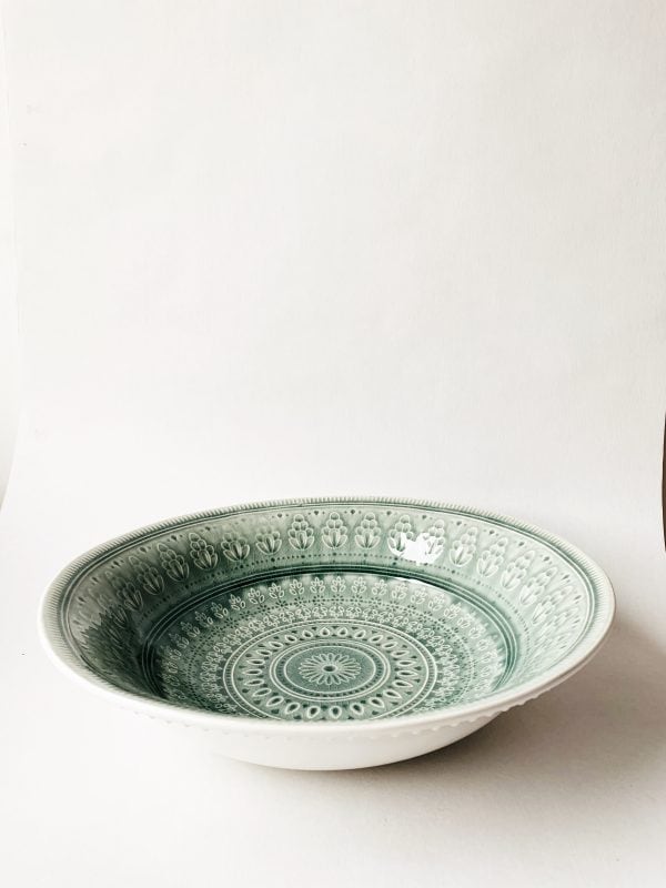 Valborg serveringsbolle d 30 cm sjøgrønn