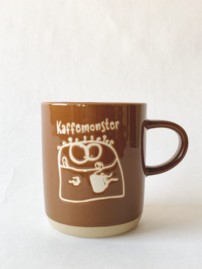 Krus h 9,5 cm “Kaffemonster”