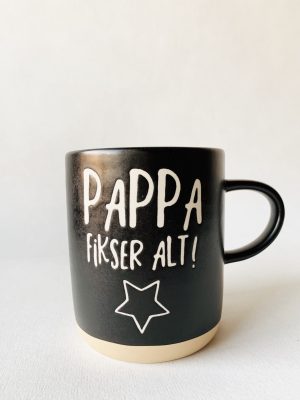 Krus h 9,5 cm "Pappa fikser alt"