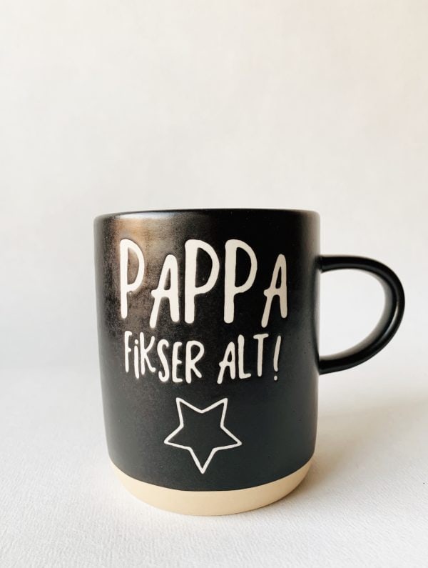 Krus h 9,5 cm "Pappa fikser alt"