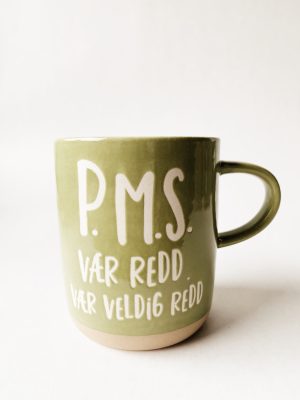 Krus h 9,5 cm "P.M.S"