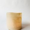 Lysglass munnblåst 10x10 cm sand
