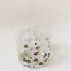 Lysglass krakelert markjordbær 9x10 cm