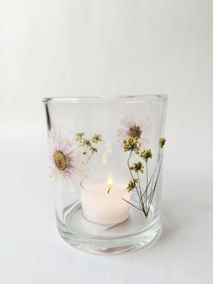 Lysglass botanikk 9x10 cm natur