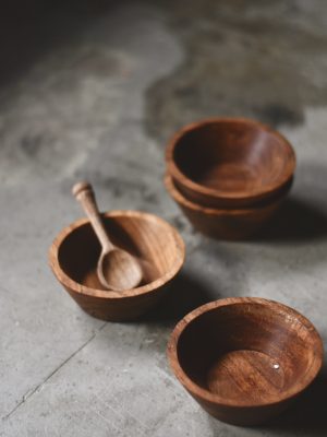 Skål akasie A 10x4 cm