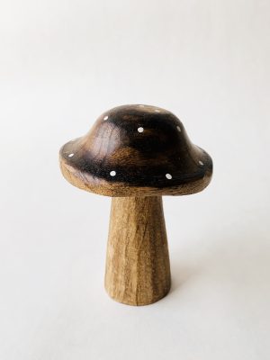 Tresopp m brune prikker h 12 cm