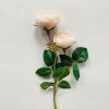 Rose 46 cm creme