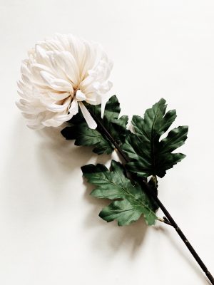 Krysantemum 67 cm hvit