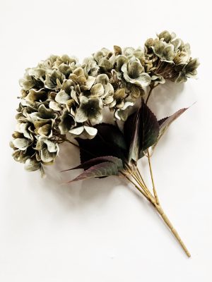 Bukett hortensia 47 cm grønn