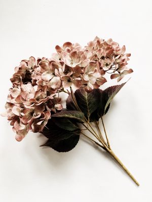 Bukett hortensia 47 cm rosa