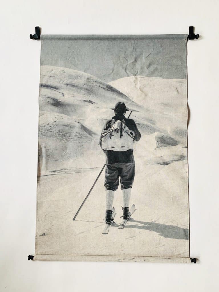 Plansje 60×90 cm Mann på ski