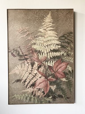 Bilde med ramme 70x100cm Bregne