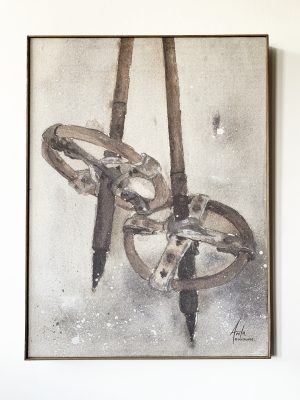 Bilde med ramme Anita 60x80 cm Staver