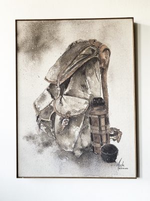 Bilde med ramme Anita 60x80 cm Sekk