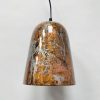 Lampe pendel 15x20 cm antikk brun