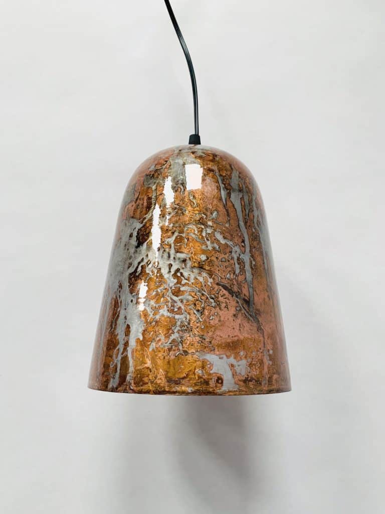 Lampe pendel 15×20 cm antikk brun