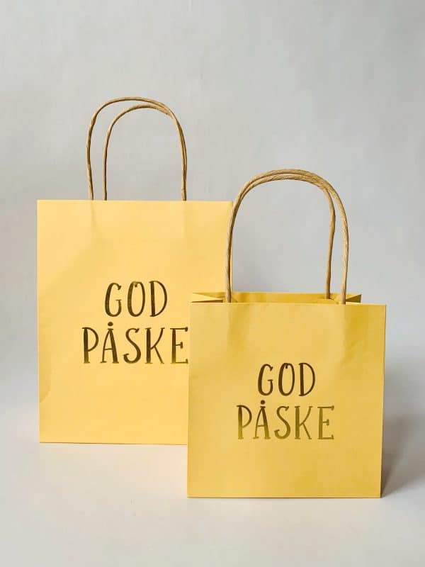 Gavepose S 16x16 cm "God påske"