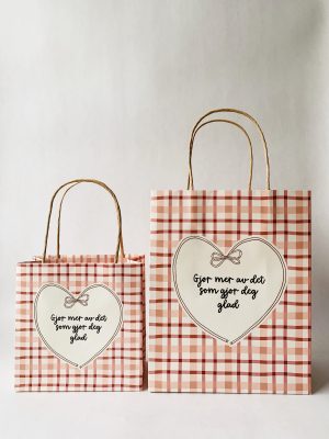 Gavepose M 20X25 cm "det som gjør deg glad"