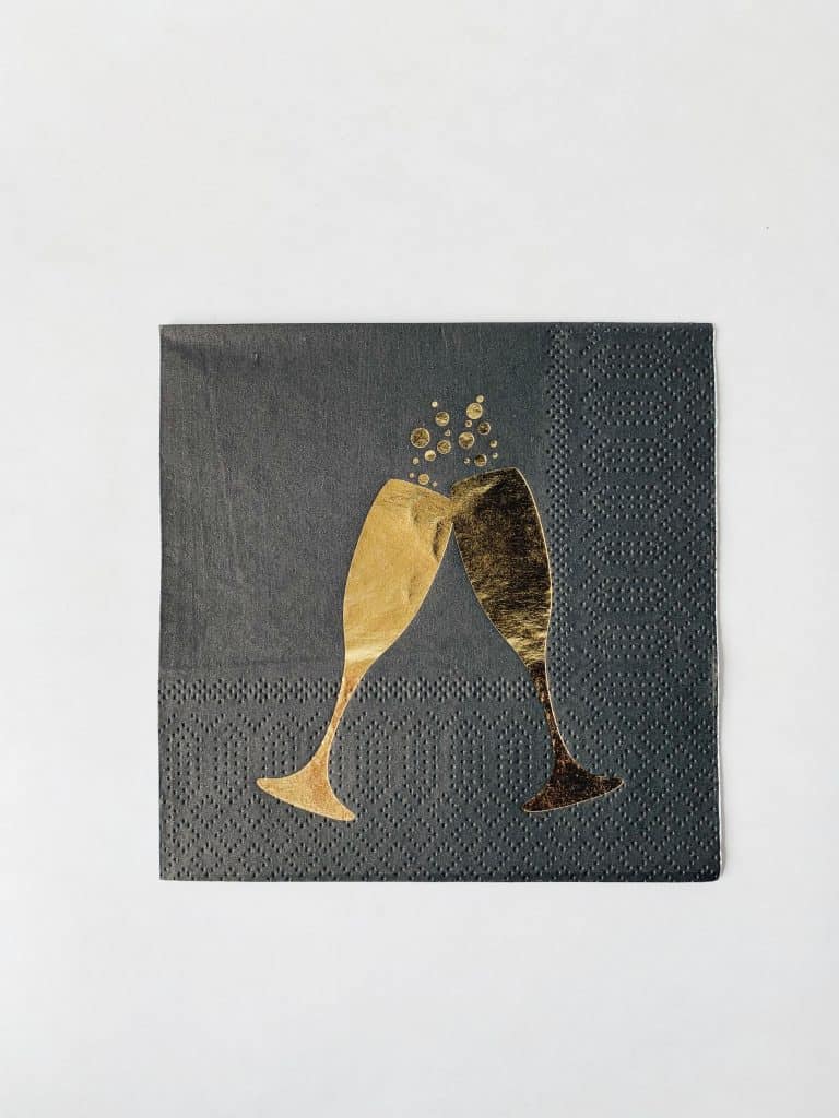 Champagne skål 25×25 cm