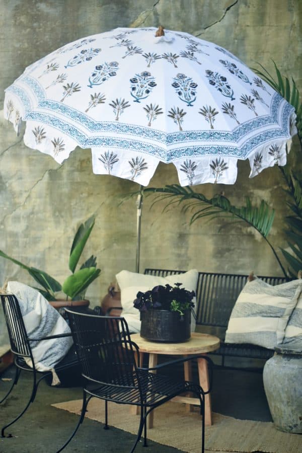 Parasoll Palma D:250cm (ikke impregnert)