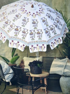 Parasoll Valencia D:250cm (ikke impregnert)