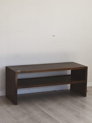 Bord /hylle 110x45x45cm resirkulert tre, brunt