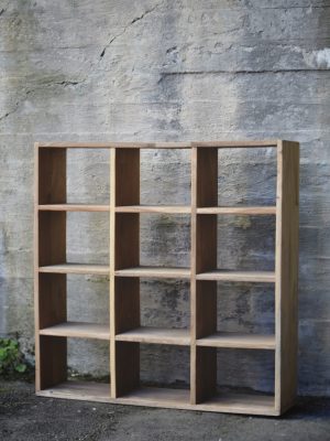 Vintage hylle m 9 rom 90x20x90cm