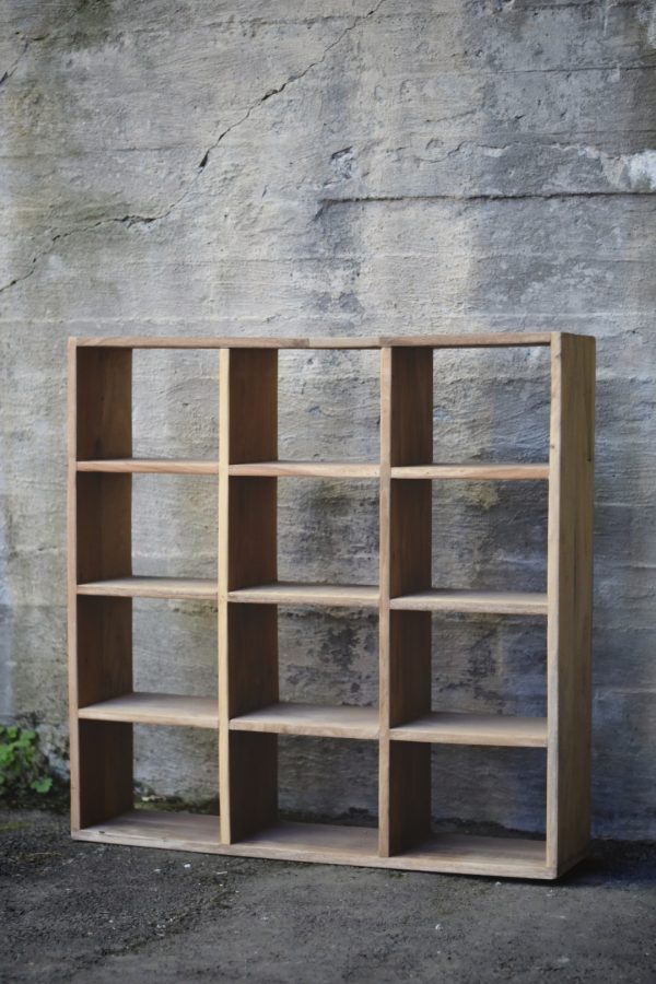 Vintage hylle m 9 rom 90x20x90cm