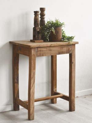 Vintage lite trebord 50x35x62 til 60x45x75cm (ass str)