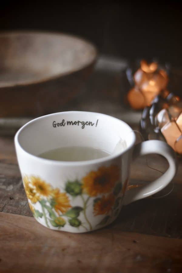 Krus 10x7,5 cm solsikke "God morgen" - Bilde 2