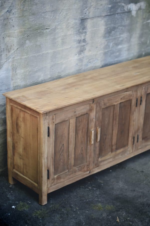 Vintage skjenk i natur 185x40x68cm - Bilde 2