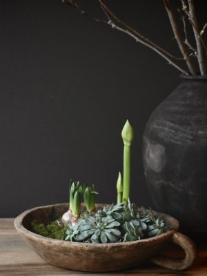 Vintage fat assorterte D: 45cm