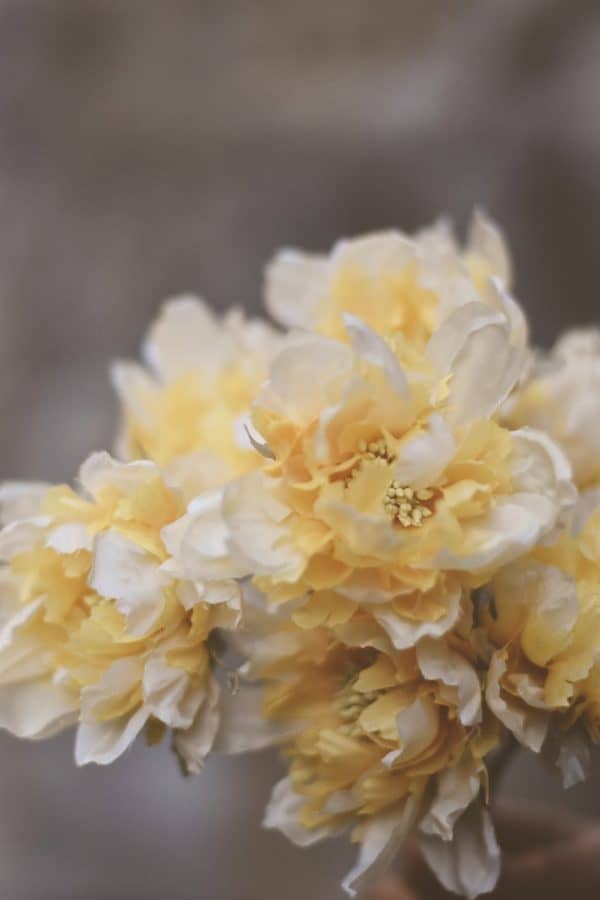 Blomst gul 30cm - Bilde 2