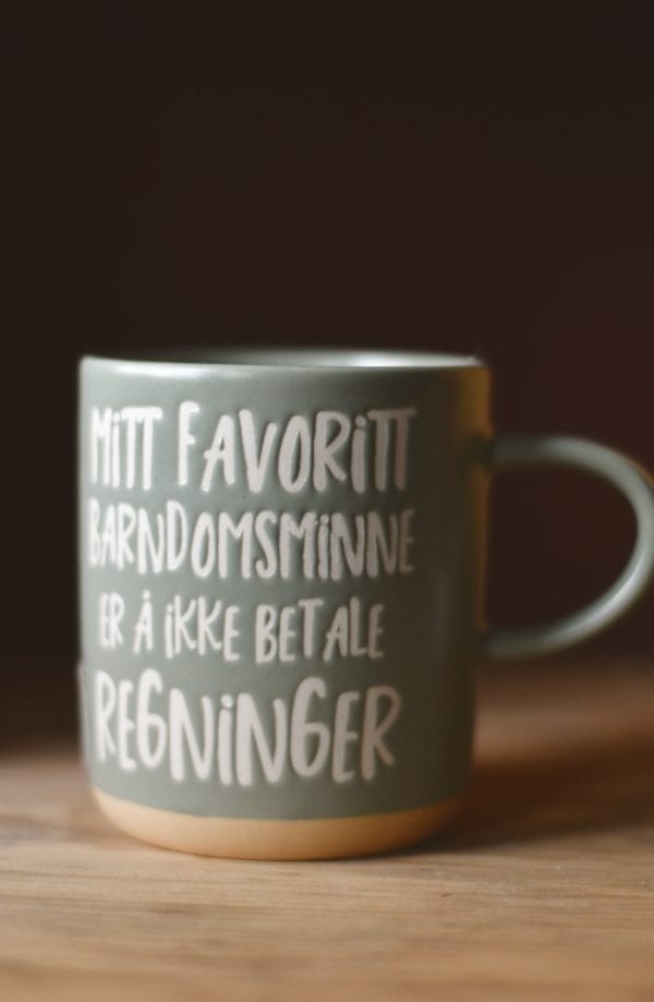 Krus h 9,5 cm "Mitt favoritt barndomsminne" - Bilde 2