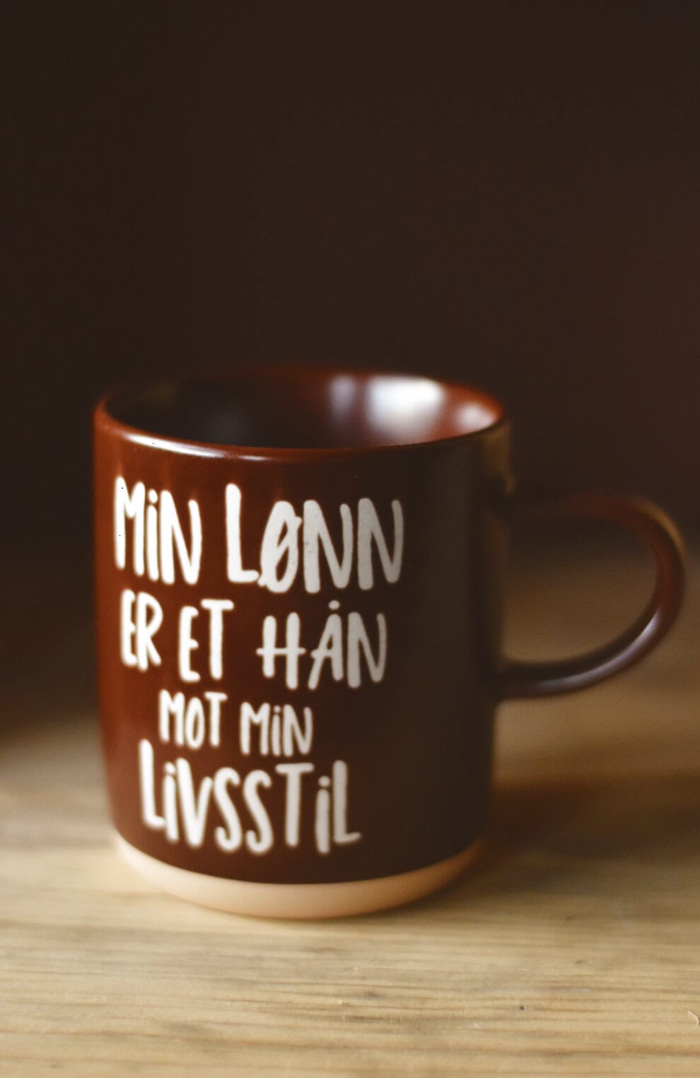 Krus med tekst