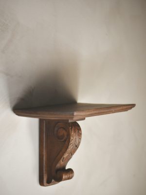 Hylle 25x17x20 cm valnøtt mangotre
