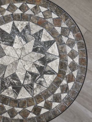 Mosaikkbord rundt d 60 cm Sicilia