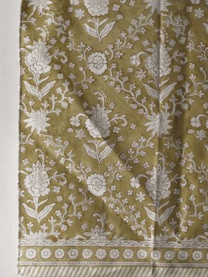 Putetrekk Selma 50x50 cm grønn 100% bomull