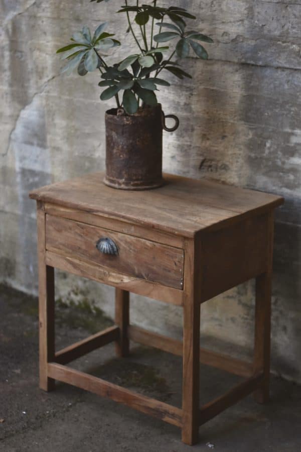 Vintage lite bord m skuff 65x45x68cm