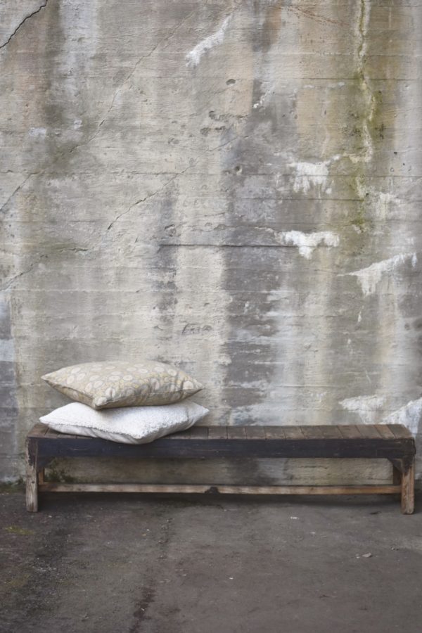 Vintage benk m riller 153x30x31cm - Bilde 5
