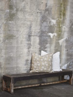 Vintage benk m riller 153x30x31cm