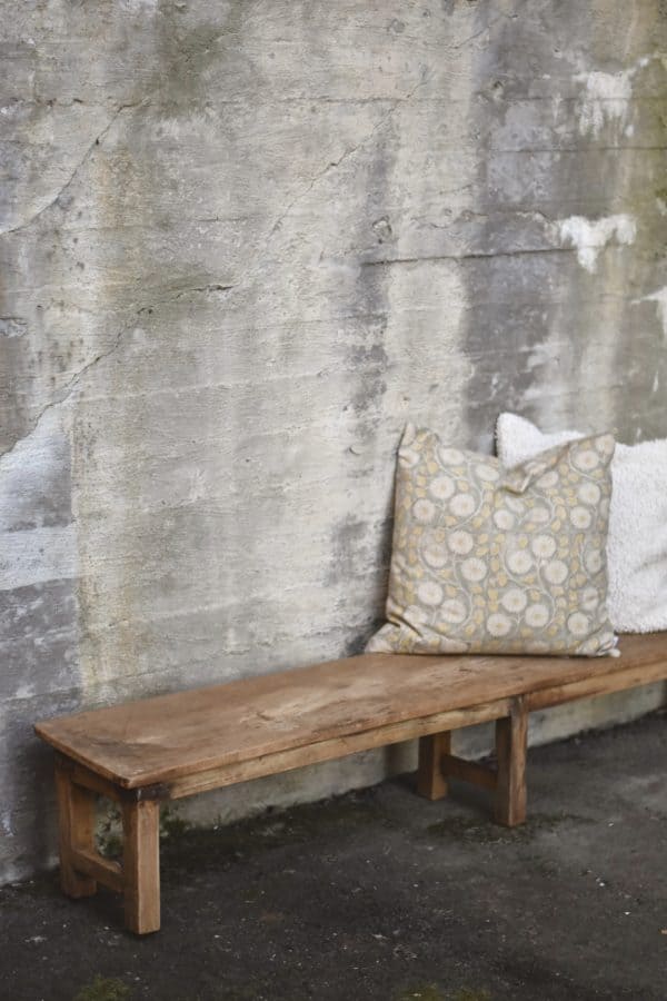 Vintage benk 178x28x28cm