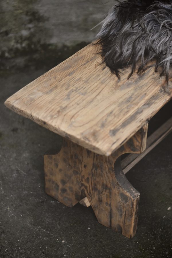 Vintage benk ca. 140x34cm - Bilde 3