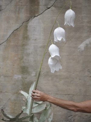 Papirblomst liljekonvall 100 cm hvit