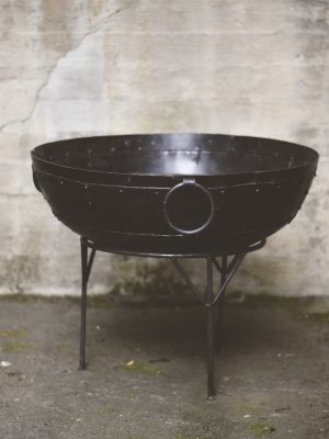 Bålpanne/grill i metall D:cm/H:55cm