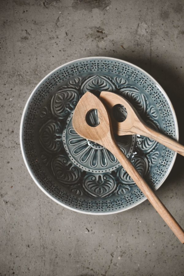 Valborg salatbolle d 26 cm blå - Bilde 2