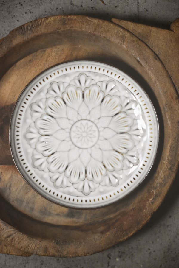 Valborg asjett d 20,5 cm hvit - Bilde 2
