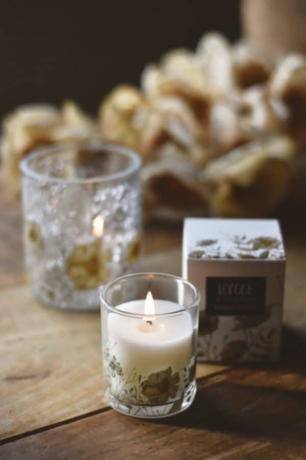 Duftlys i gaveeske 6x7cm "Hygge" - Sjasmin/bomull - Bilde 2