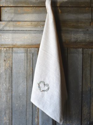 Kjøkkenhåndkle hjerte "god jul" 48x68 cm